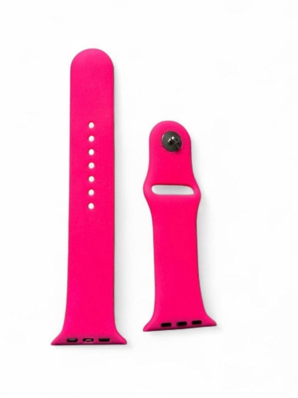 Vibrant Pink Silicone Watch Band (44-49mm)